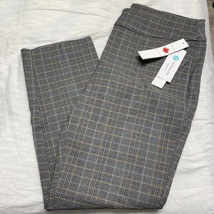 Stretch trousers that I purchased on Stitch Fix - Tribal grey plaid